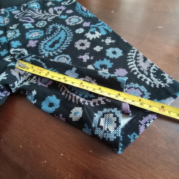 Champion Cross Stitch Pattern Authentic Bike Shorts Paisley Size XS - Picture 10 of 11